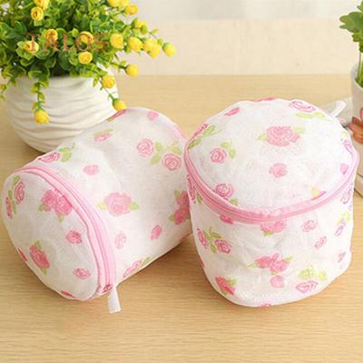 1 Pc Underwear Bra Laundry Bag Mesh Design Net Wash Basket Washing Storage Zipper Closure Bag