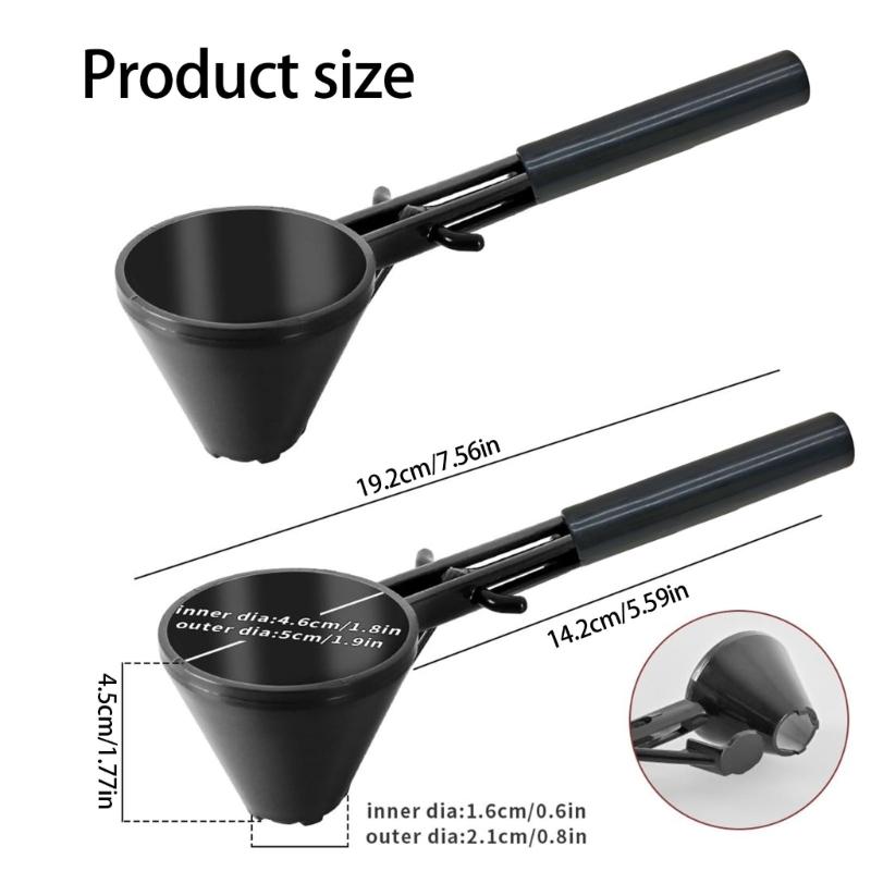 Protein Powder Measuring Tool Funnel Scoops for Consistent Measurements Of Coffee and Milk Powder Kitchen Gadget