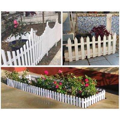 Rete per Fencing da Giardino in Plastica Bianca, Recinzioni Decorative Leggere, Facili da Installare, Recinzione Bordura per Decorazione Fioriere da Giardino