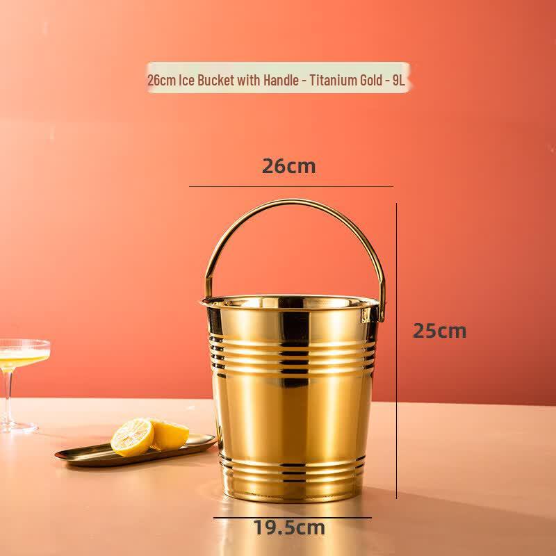 Qiwei Stainless Steel Ice Bucket