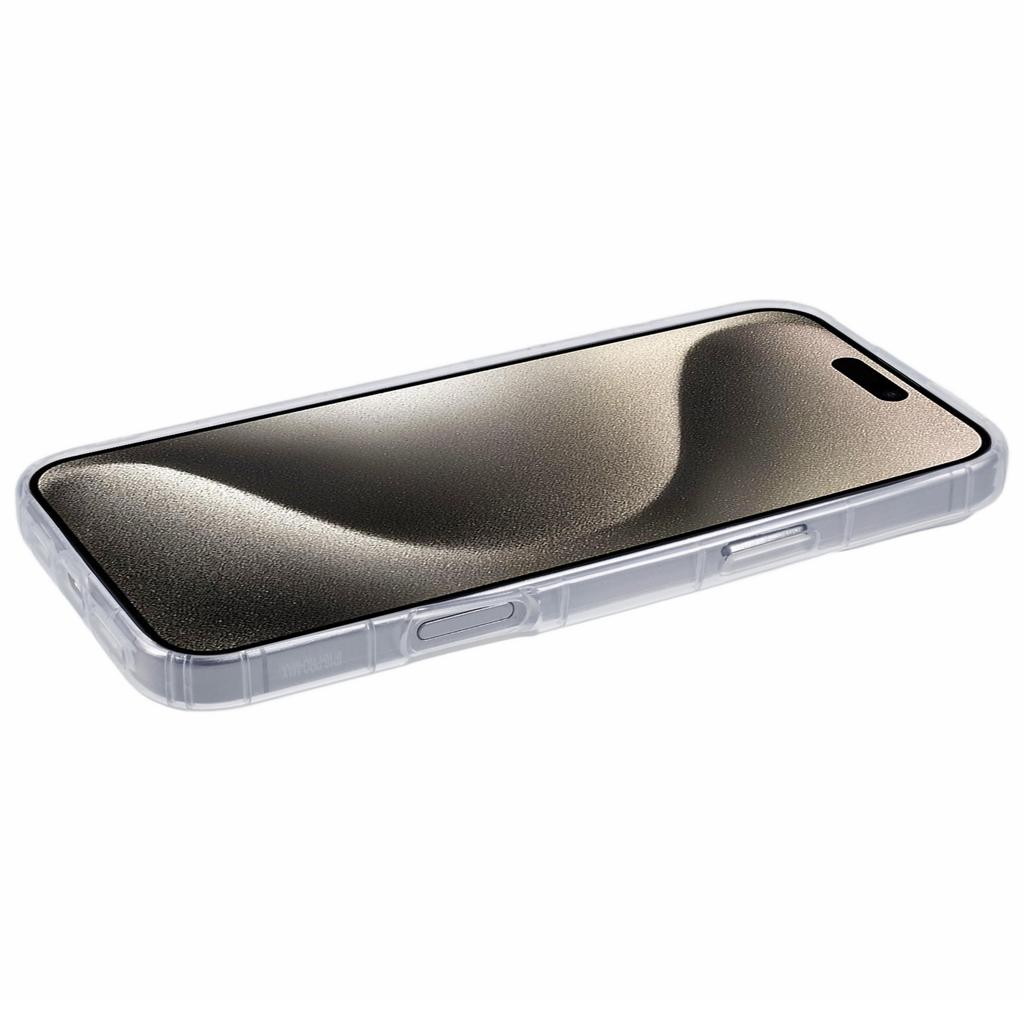 For iPhone 16 Pro Case Transparent Shockproof TPU Phone Cover