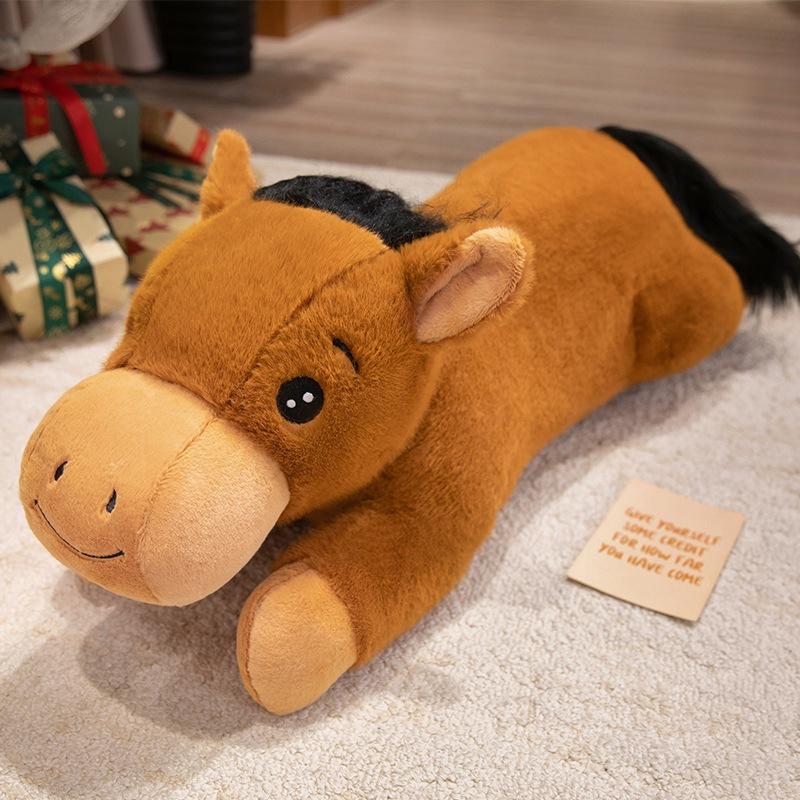Cute Horse Doll Plush Toy Foal Doll Children Soothing Doll Birthday Gift
