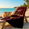 Liverpool Personalisierbares Namens-Strandtuch Weich Langlebig Schnelltrocknend Geeignet für Schwimmen Fitnessstudio Camping Yoga Urlaub