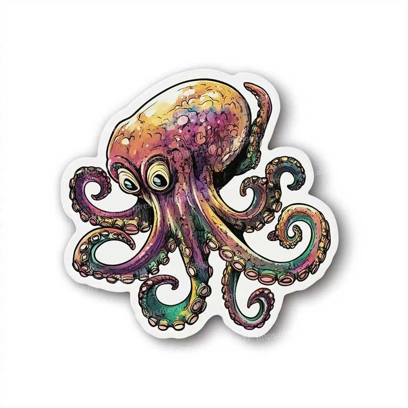 Octopus Tentacle Car Sticker Vinyl Decal Waterproof Rear Window Motorcycle Camper Bumper Truck Laptop Decoration Y210