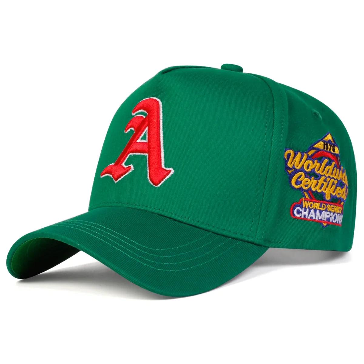 

Unisex Gothic Letter A Embroidery Side Worldwide Baseball Caps Spring Autumn Outdoor Sunscreen Hat Adjustable Casual Trucker Hat