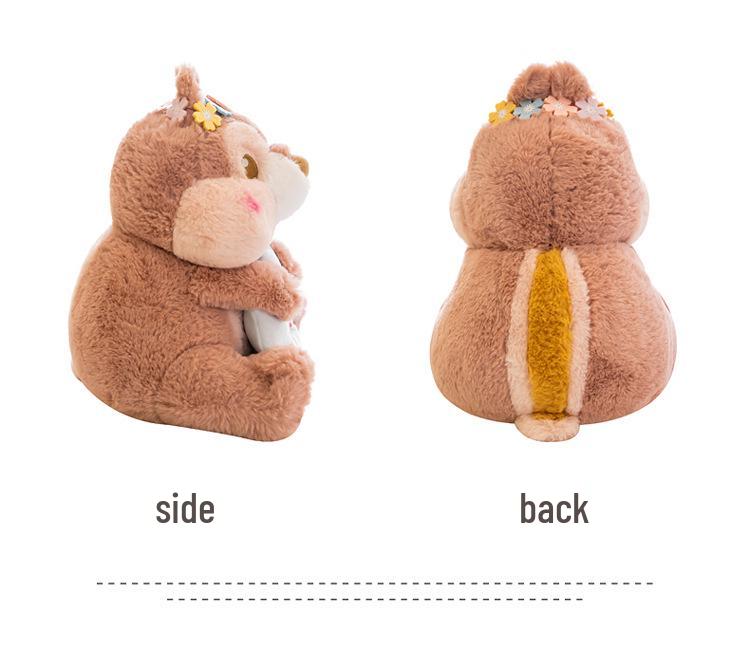 Cartoon Rabbit Plush Keychain Pendant - Cute Influencer Doll for Backpack or Car