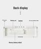 13-inch Minimalist Electronic Clock with Large Font, Multiple Alarms, Temperature & Week Display - Model 6629