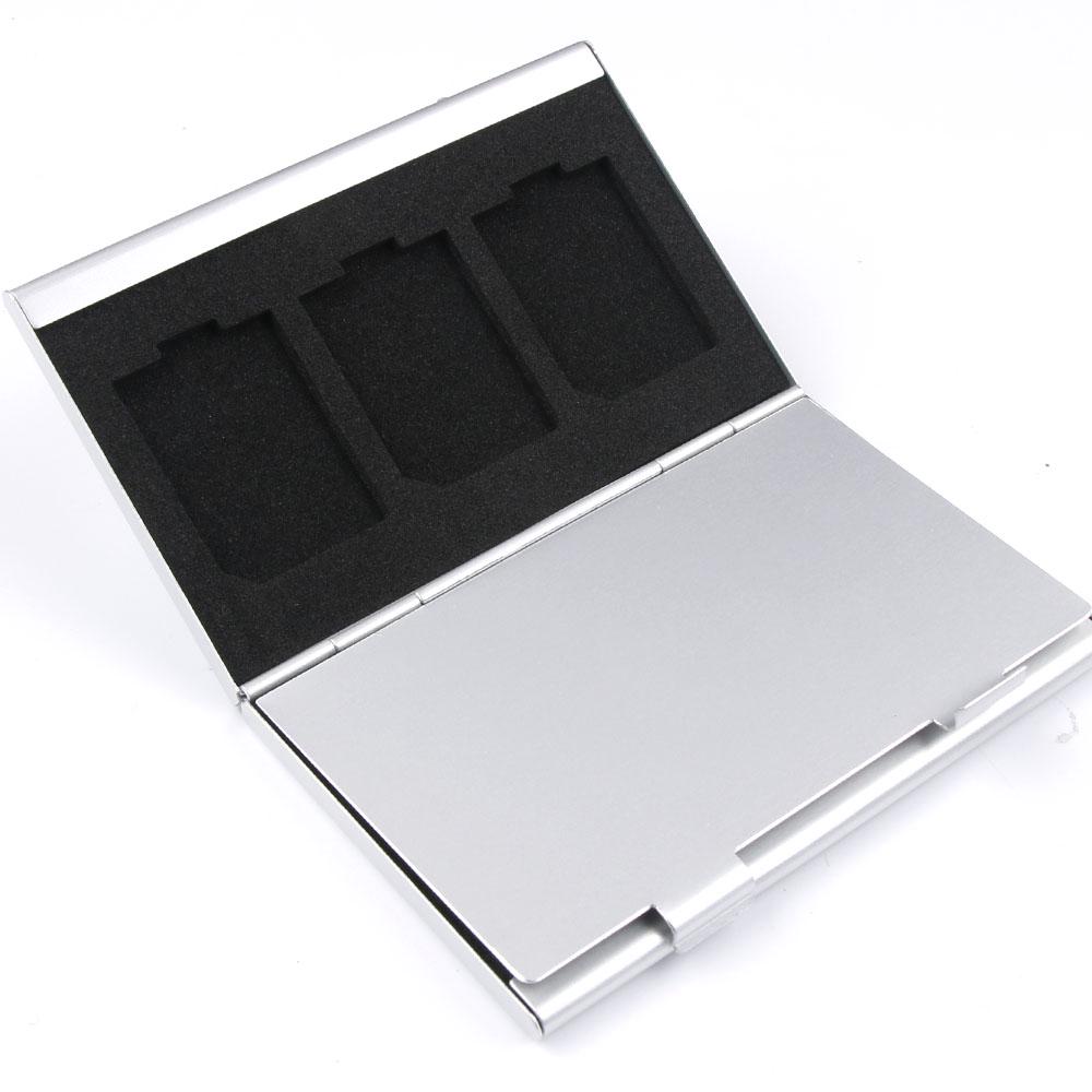 Card Storage Container Memory Card Case Aluminum Camera Case Secure MMC Storage Case For Outdoor Activities Travel