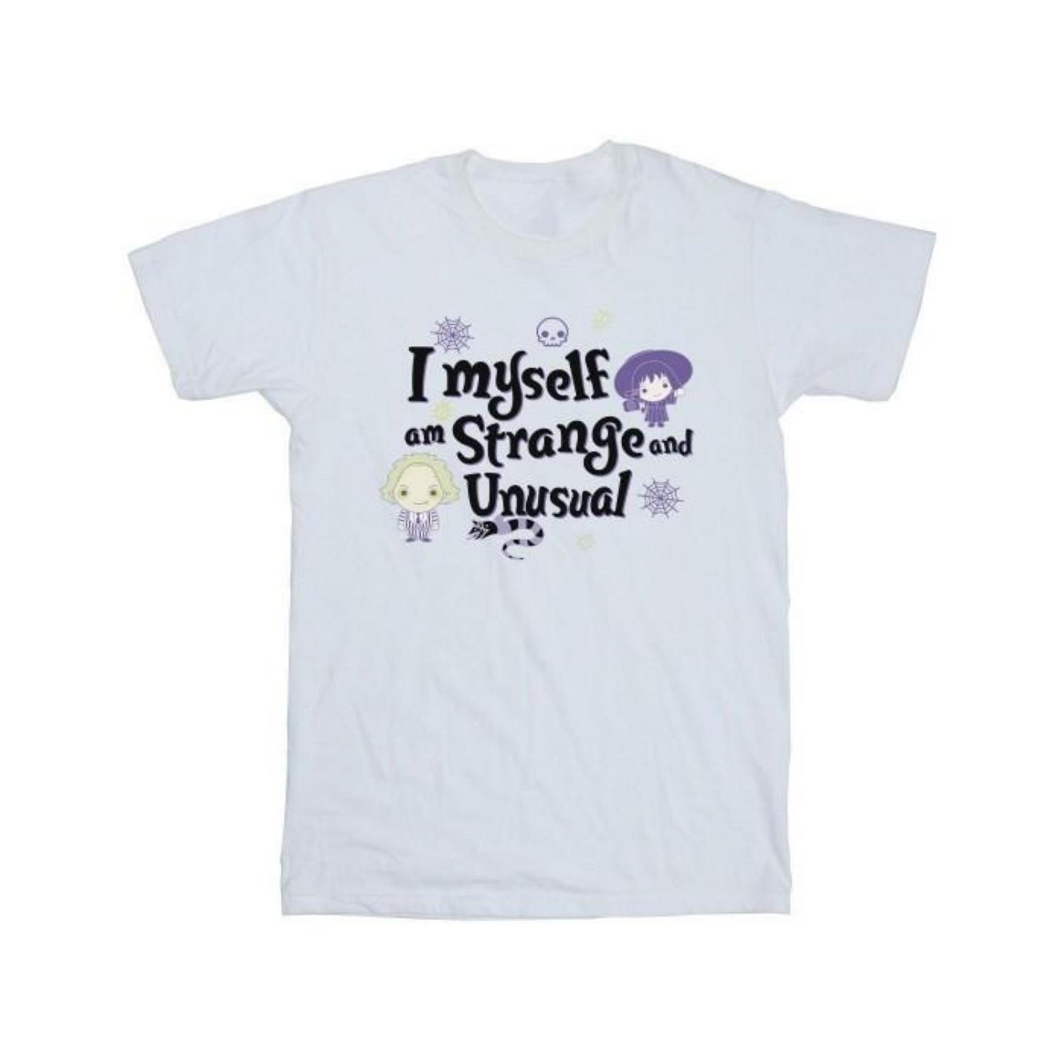 Beetlejuice Mens I Myself Am Strange And Unusual Cotton T-Shirt S чёрный