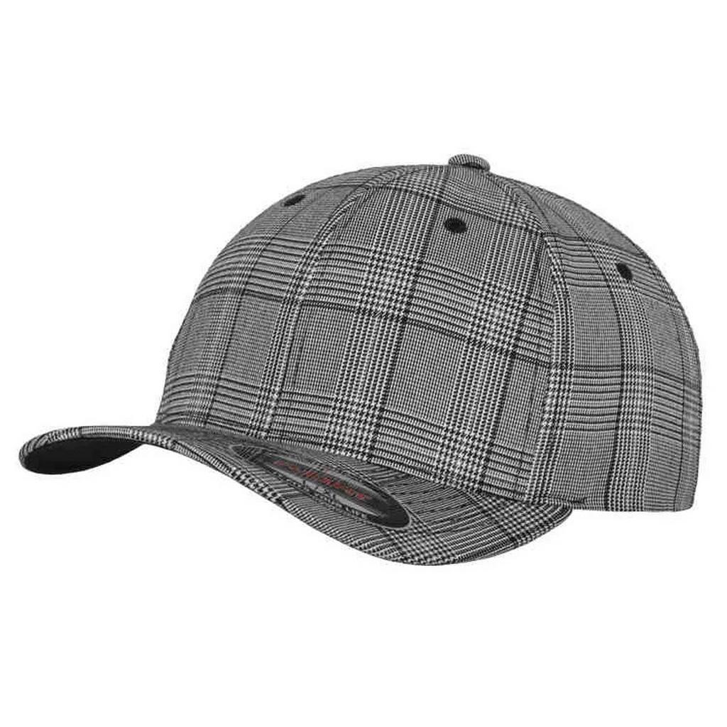 Flexfit Checked Glen Plaid Baseball Cap