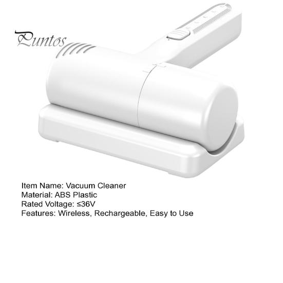 Handheld Wireless Mattress Vacuum Cleaner Dust Remover Powerful Strong Suction High Efficiency Filtration Rechargeable Vacuum Cleaner