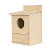 Handcrafts Wooden Bird Feeder Owl House Nest Box For Parrots Outdoor Garden Decoration Tree Mounted Bird Feeding Station