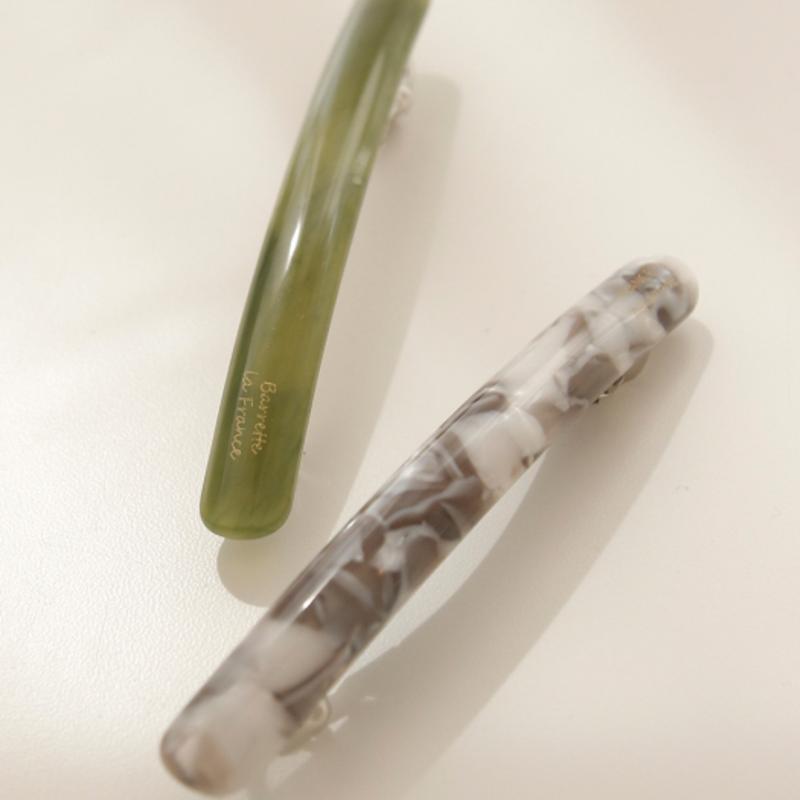 

J.Lauren Marble Cellulose Auto Hair Pin H0793 marble gray