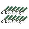 12Pcs Leather Wall Hooks PU Leather 5KG Load Durable Sturdy Wide Application Wall Hanging Strap for