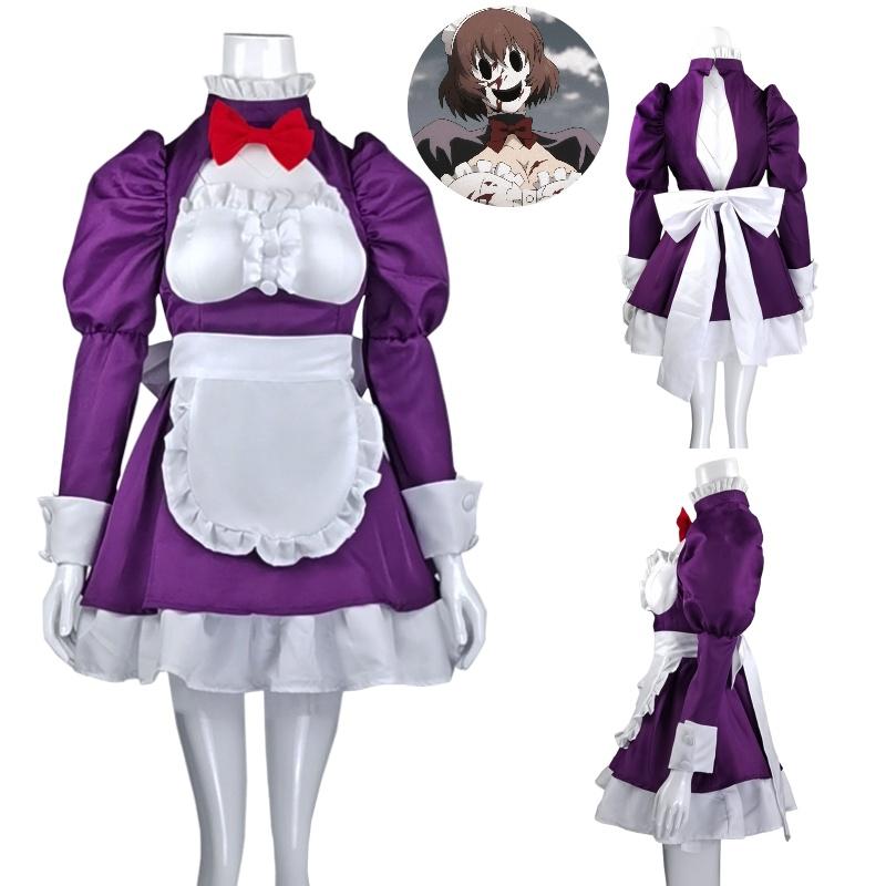 Cosplay Costume For Girls Tenkuu Shinpan Maid Outfit With Mask, In-stock