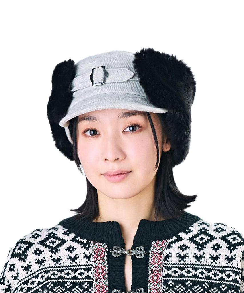 [Kashira] WINTER FUR CAP
