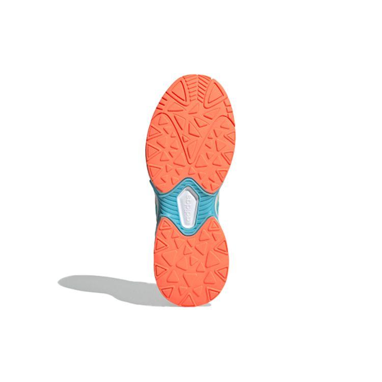 Adidas Neo Crazychaos Shadow Mesh Fabric Comfortable Thick Sole Shock Absorption Low Top Dad Shoes Men Sneakers Blue Green Orange FY5991