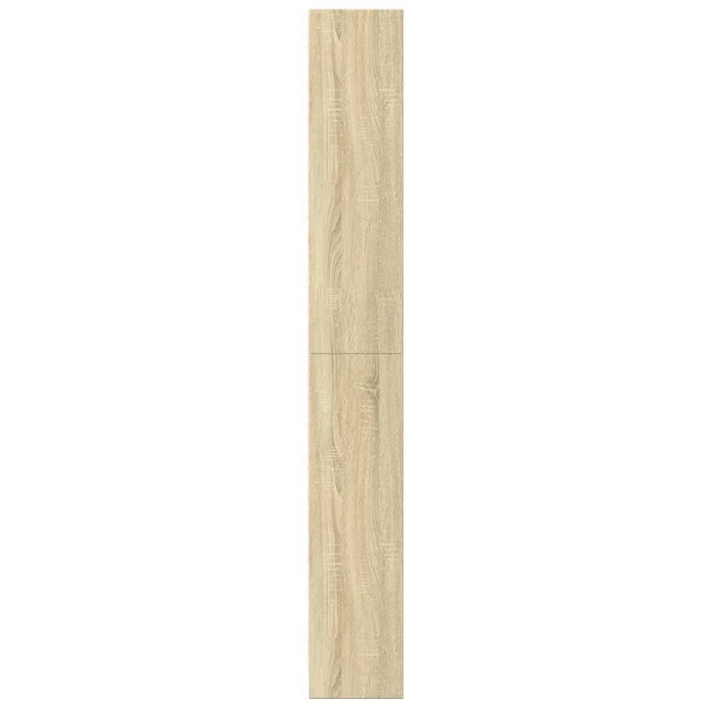 Vidaxl Regał, Dąb Sonoma, 60X24X176 Cm, Materiał Drewnopochodny