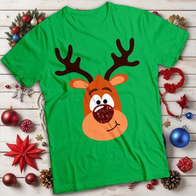 Lustiges hässliches Rentier-Weihnachts-T-Shirt für Herren und Damen Tee #MC