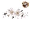 Silk Flower Hair Comb for Elegant Updos and Half-Up Styles Durable Hand-made Design for Weddings Parties Daily Use