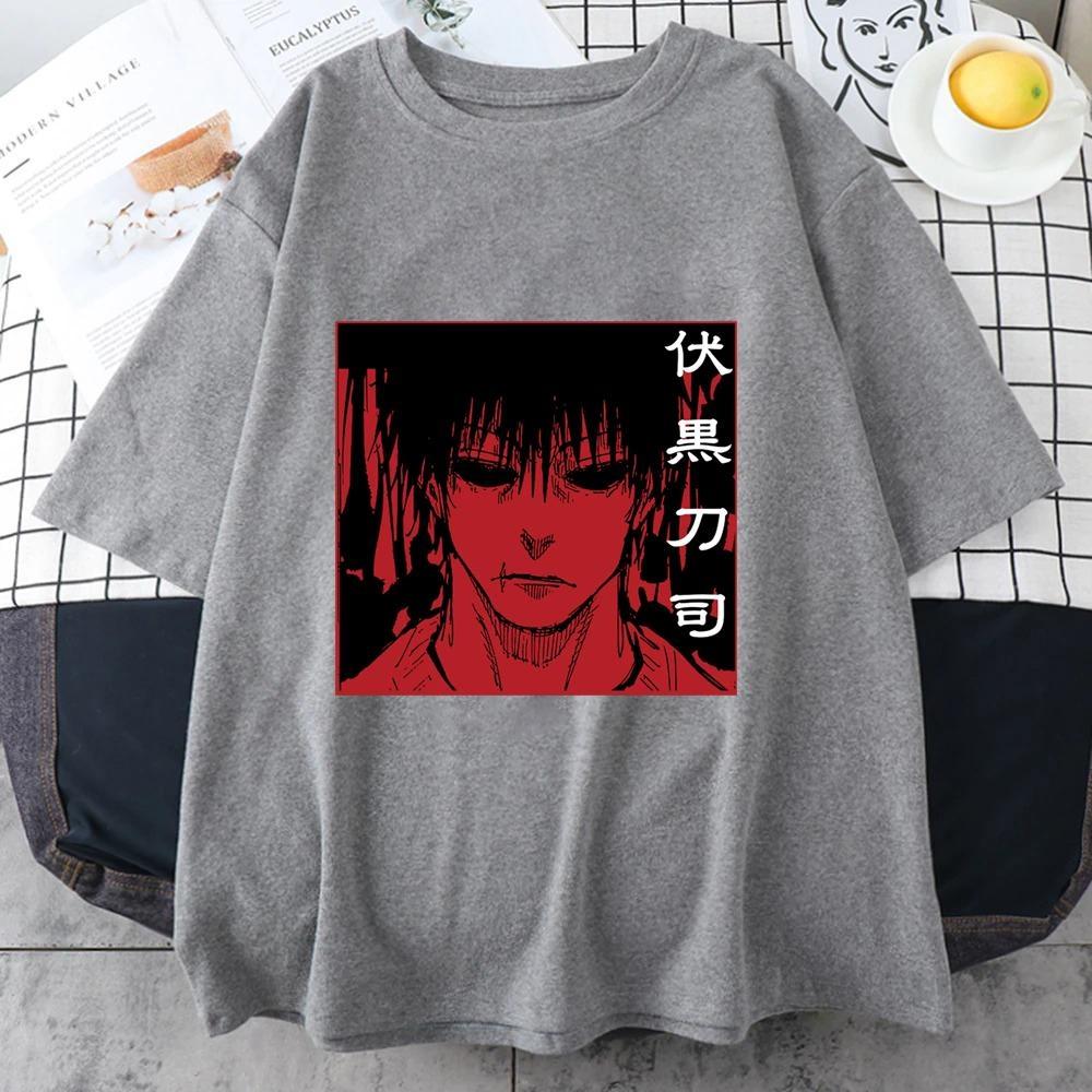 Hot Anime Fushiguro Toji Graphic Printed T-Shirt Men's Women's Outdoor Cool Street Round Neck Short Sleeve Harajuku T Shirt