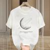 American Trendy Brand Pure Cotton Men'S Printed Short-Sleeved T-Shirt Trendy Men'S And Women'S Casual Round Neck T-Shirt Men'S