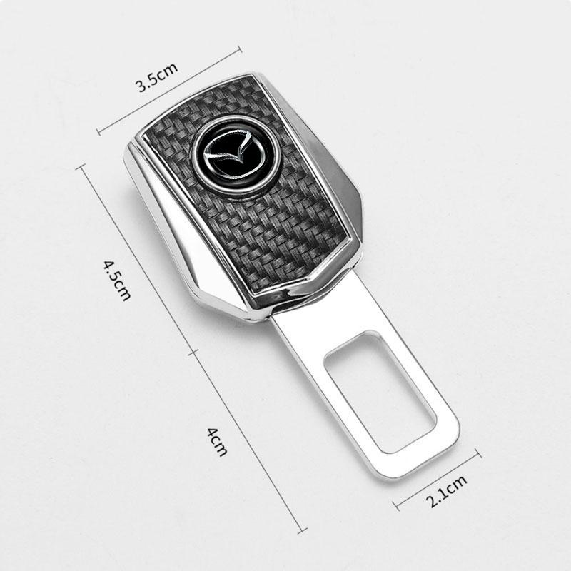 Car Seat Belt Clip Extender Alloy Seatbelt Lock Buckle Plug for Mazda 3 bk bl bj bn 323 Axela Atenza CX-3 CX-4 CX5 Accessories
