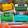 Remorcă cu cârlig de ridicare pentru pubelă de gunoi și reciclare, din oțel inoxidabil, 35 metri cubi, pentru exterior