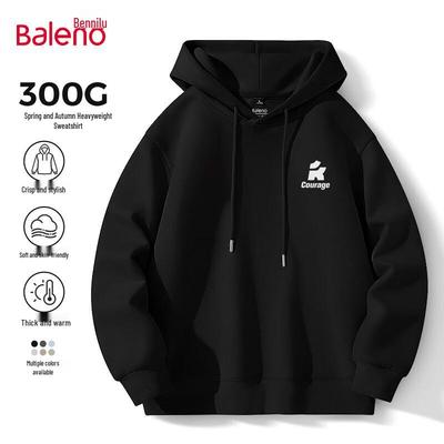 Baleno Men's Heavyweight Hooded Pullover Hoodie