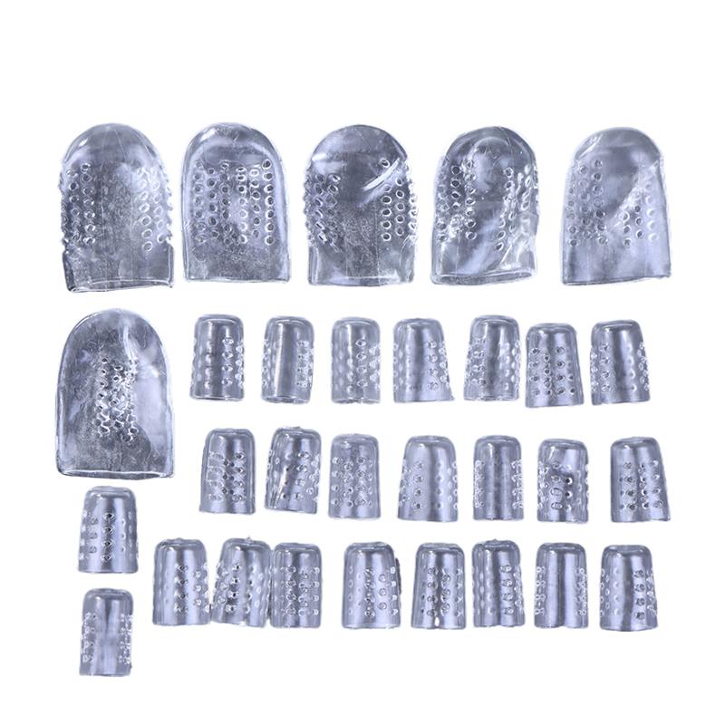 1Set Clear Silicone Toe Protectors Prevent Blisters Breathable Gel Toe Covers ComfortableElasticity Wear Resistant Toe Tube
