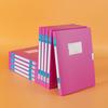 10pcs A4 Colorful File Boxes - Durable Thick Plastic Document Organizers for Contracts, Accounting Receipts & Office Supplies