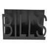 Desktop Metal Mail Holder Cutout Design Desk Letter Envelope Document Organizer with Anti Slip