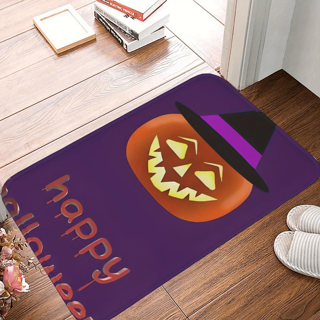 1PC Cheistmas Pattern Kitchen Rug Non-Slip Door Mat Pop Design Bathroom Rug Bath Mat Carpet for Home Sink Laundry Decor