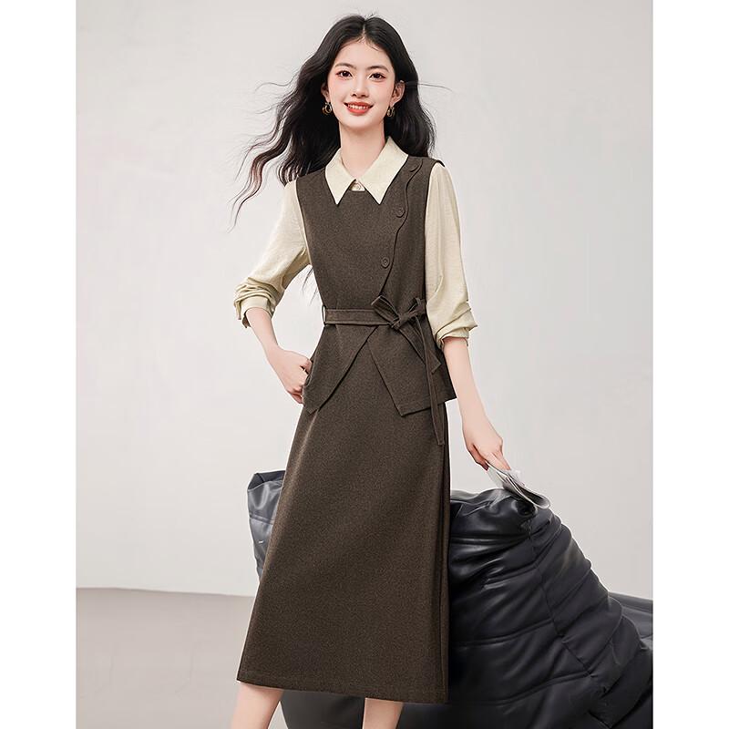 Elegant Autumn Commuter Three-Piece Set