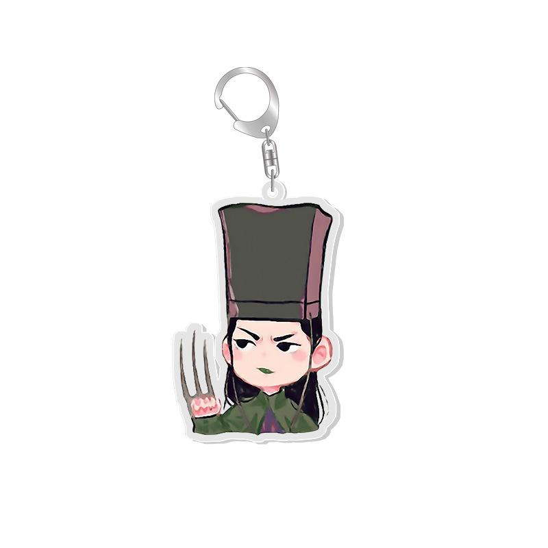 Ehrenwort Schlüsselanhänger Shan He Ling Niedliche Figur Wen Kexing Zhou Zishu Anhänger Schlüsselanhänger Damen Schlüsselring Schmuck Geschenke