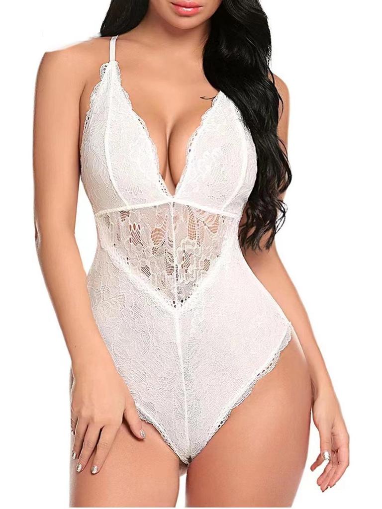 European Plus Size Sexy Lace Bodysuit & Pajamas for Women