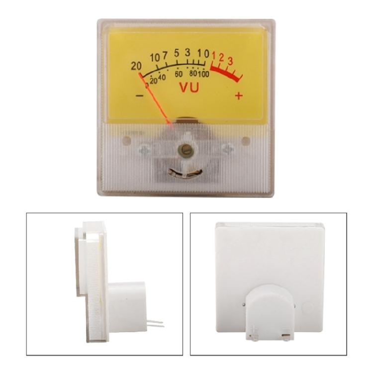 VU-Pegelmesser Audio-Meter Kopf Zeiger-Meter Kopf Hintergrundbeleuchtet für DIY für Audio