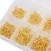 500pcs Fishing Hooks Set Carbon Steel Single   Fishhook Fly Fishing Carp Hooks