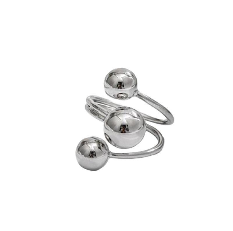 925 Silver Planet Wrap Ring For Women Gift Irregular Geometry Punk Jewelry Accessories
