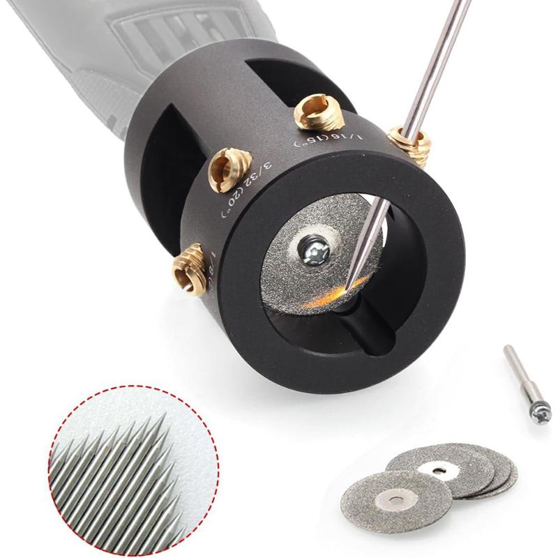 Tungsten Electrode Grinder Tig Welding Tools Multi-Angle And Offset Horizontal Holes With Cutoff Slots, Electrode Grinding Tools
