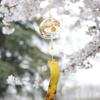 Cherry Blossom Glass Wind Chimes: Creative Home Décor & Spring Festival Gift