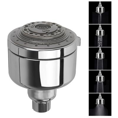 Rotierender Top-Sprinkler Vollfunktion Multifunktioneller Druck-Duschkopf Badezimmerzubehör Wassersparend Heimwerker
