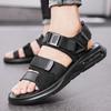 Summer Breathable Mesh Men Shoes Sandals New Cowhide Shoes Leather Antiskid Sandal Men's Shoes Sandalias Hombre Chaussure Homme