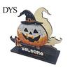 Wooden Craft Decoration Halloween Napkin Holder, Ghost Pumpkin Decorative Tabletop Tissue Dispenser, Paper Towel Dispenser Storage Organizer