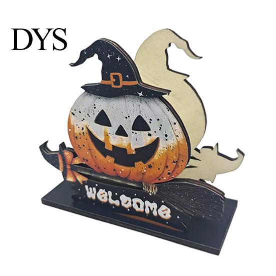 Wooden Craft Decoration Halloween Napkin Holder, Ghost Pumpkin Decorative Tabletop Tissue Dispenser, Paper Towel Dispenser Storage Organizer