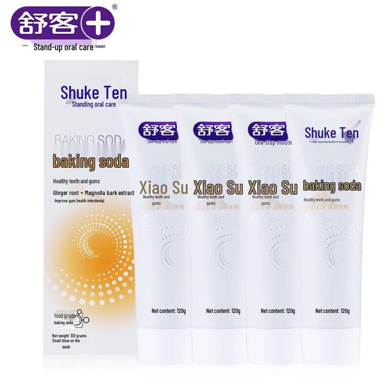 Saky ZHS-JC40 Baking Soda Toothpaste 4x120g Value Pack