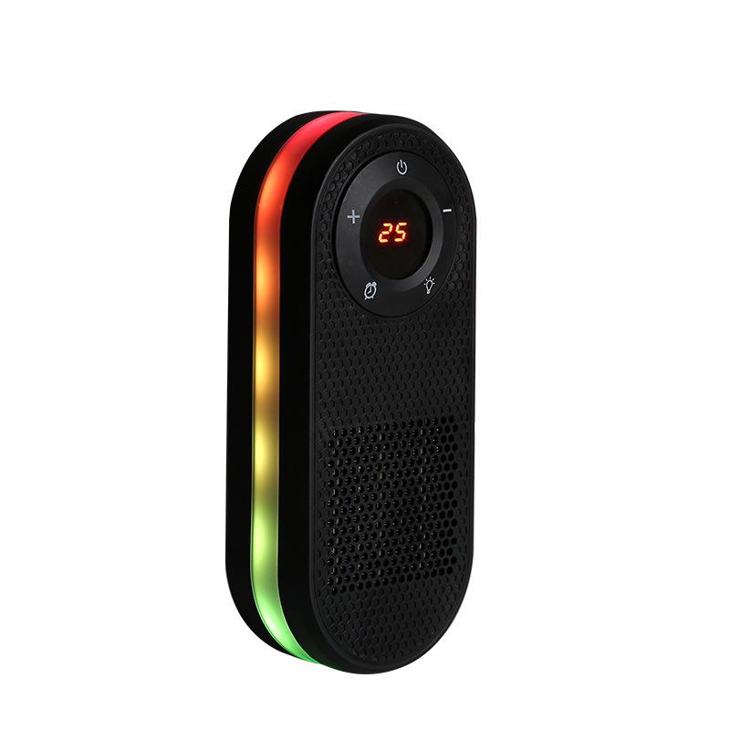 Mini Portable Seven-Color Desktop Heater - Compact Wall Plug-in Electric Heater EU Plug