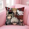 Classic Gritty Japanese Manga GGachiakuta Cushion Cover Pillow Case Soft Skin Friendly Fabric  Concealed Zipper