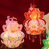 PVC Handheld Gourd Lantern Chinese Style Antique Lantern Portable Gourd Lantern  School Project