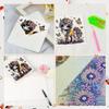 6Pcs Diamond Painting Greeting Card Holy Mother & Jesus Diamond Handmade Card Diamond Daily Wish Card for Holiday Party Favors
